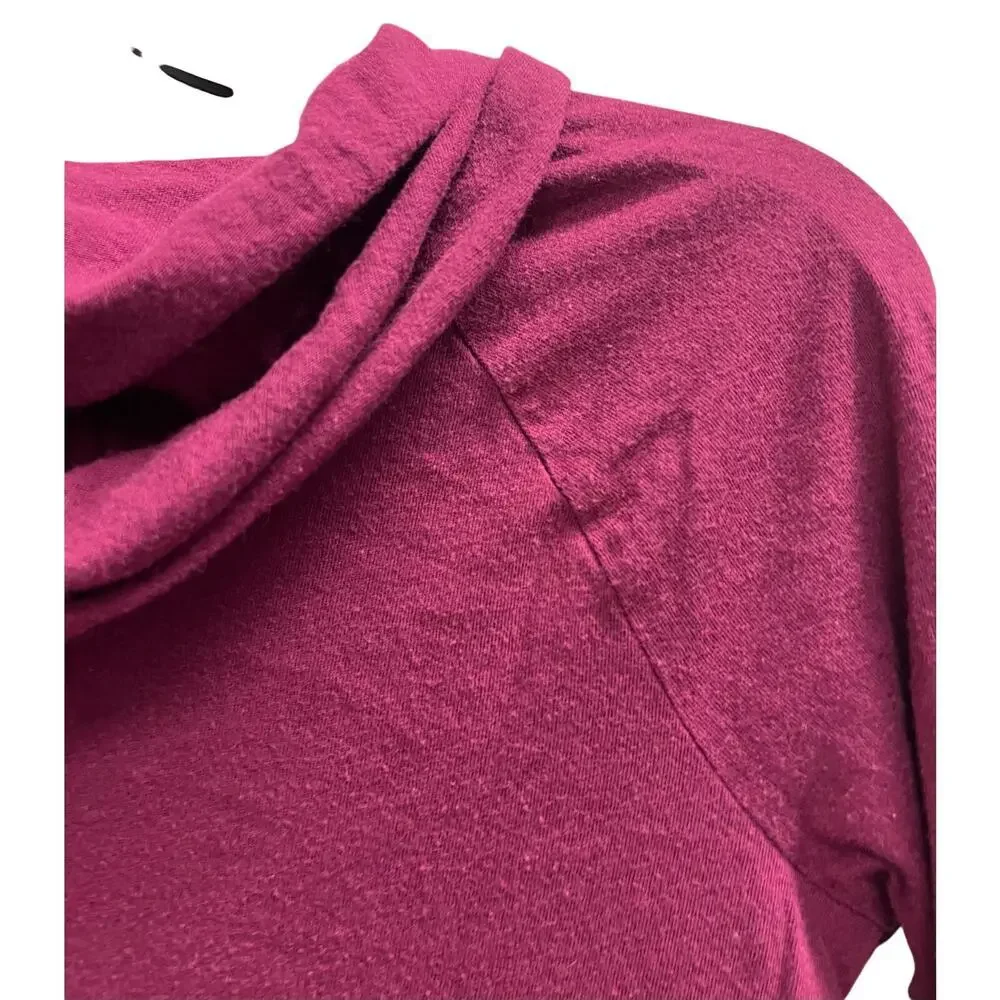 Justice Cherry Red graphic hooded tee white layered hem kitty peace bling sz 14